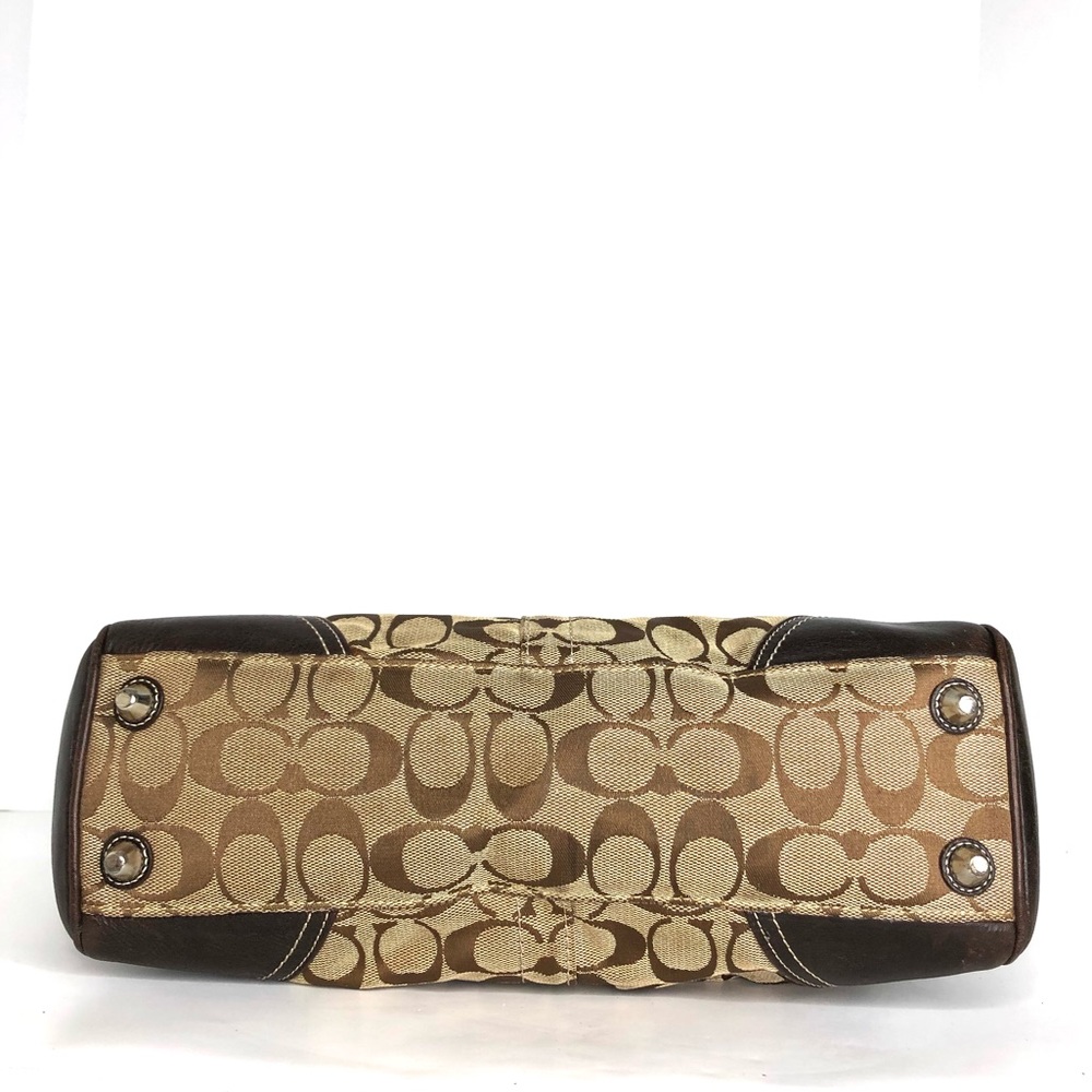 Coach Signature Hampton Canvas Jacquard Tote 10245 - Picture 10 of 15
